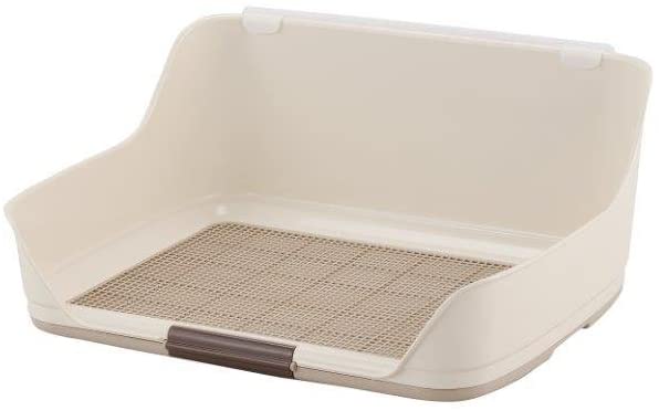 ボンビアルコン しつけるウォールトレー M レギュラー 犬 トイレトレー トイレ 小型犬 中型犬 男の子 トイレトレーニング しつけ 躾 トイトレ アイボリー