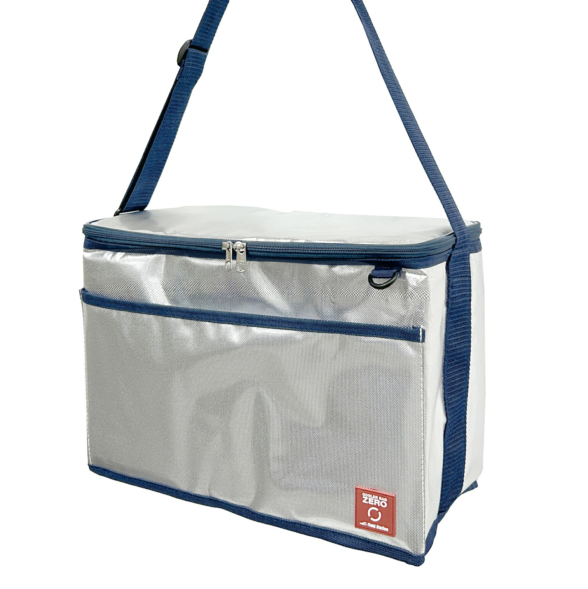 Rakuten - 【ユーザー】クーラーバッグ ゼロ（ZERO）【25L】 クーラーボックス 保冷バッグ 　大容量　ファスナータイプ（350ml缶：約36本収納）（500mlペットボトル：約23本収納） お弁当 デリバリー 宅配弁当