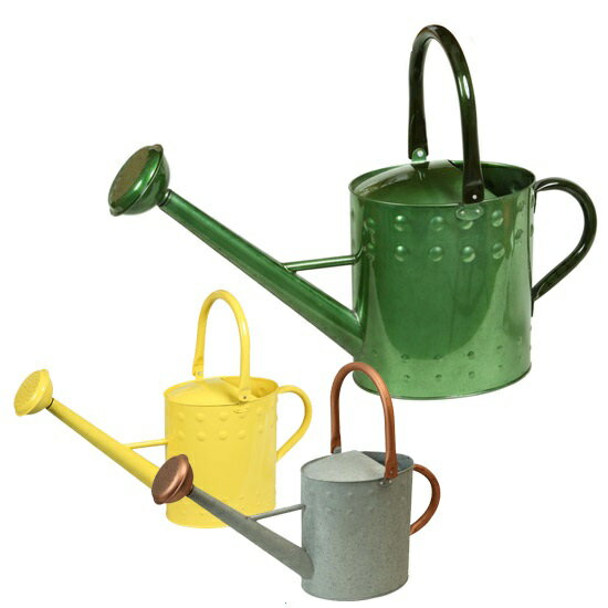 【東洋石創】ジョウロ【W65.5×D21.0×H46.5】【81516/81517/81519】（グリーン・イエロー・AGED）如雨露..