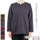 【数量限定】ブラウス 長袖 丸襟 カットソー 日本製 フリーML/LL/3L レディース シニア 婦人服 春 秋 プレゼント(4)