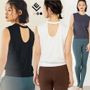 【1000円offクーポン】ヨガウェア トップス リーチェ ショート丈 タンクトップ リブ生地 ホットヨガ タンク おしゃれ インナー タンクタイプ ストレッチ...
