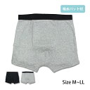 【逆オークション 毎営業日100円ずつOFF!】軽失禁ショーツ ボクサーパンツ 無地 メンズ 男性 下着 綿100% インナー パンツ 大人 M L LL