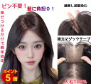 【9/1-9/30限定!ポイント5倍!※上記バナーより要エントリー】【返品交換OK!】ピンなしウィッグ マジックテープ式ウィッグ 人毛ウィッグ 部分ウィッグ 頭頂部 前髪ウィッグ 人毛 ウィッグ 白髪隠し ポイントウィッグ 薄毛対策 かつら つけ毛 トップカバー 増毛 自然