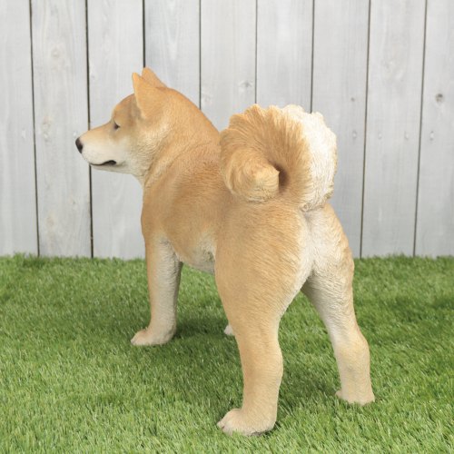 柴犬（親）ガーデニング 犬 置物 インテリア 動物 オブジェ 子犬