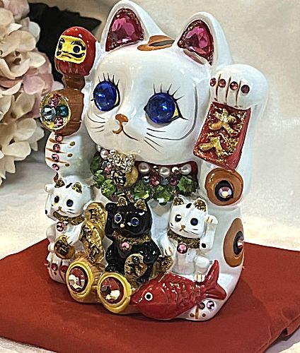 楽天市場】スワロフスキー 招き猫の通販