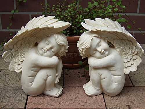 What are some pretty angel figurine statues?
