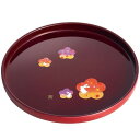 内祝い お返し 食器 お中元 夏ギフト ギフト お盆 おぼん 溜塗丸盆 八寸 トレー トレイ 紀州塗 宴うさぎ 兎 配膳用品 漆器 おしゃれ 高品質 日本製 出産内祝い 結婚内祝い 結婚祝い 出産祝い 引き出物 香典返し 快気祝い お祝い返し 引越し 挨拶 お礼 プレゼント 94003