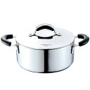 内祝い お返し 送料無料 キッチン用品 調理器具 ギフト 両手鍋 20cm 蓋付 ベローナ ヌォーヴォ 全面5層 ステンレス 熱伝導 保温 耐久 IH対応 出産...