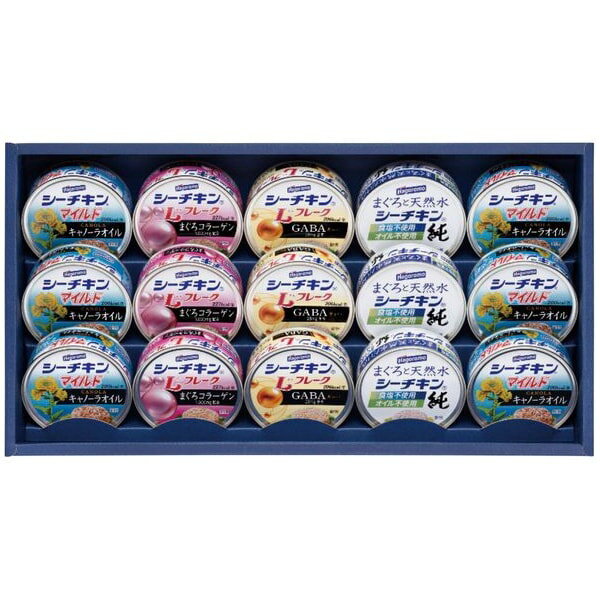 内祝い お返し 送料無料 はごろもフーズ 缶詰 ギフト シーチキン ツナ缶 フレーク 15缶 セット 詰め合わせ 純 GABA コラーゲン 保存食 食品 出産内祝い 結婚内祝い 結婚祝い 出産祝い 引き出物 香典返し 快気祝い お祝い返し 引越し 挨拶 お礼 プレゼント SR-50A
