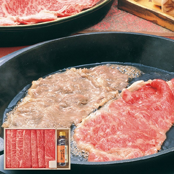 お歳暮 送料無料 牛肉 和牛 ギフト 黒毛和牛 肩ロース 470g すき焼用 割り下付 セット 木箱 詰め合わせ 浅草今半 国産牛 牛肉 牛鍋 牛すき 老舗 お...