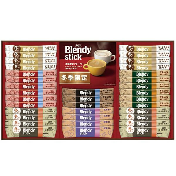 お歳暮 送料無料 コーヒー 珈琲 ギフト AGF ブレンディ インスタント スティック カフェオレ ほうじ茶オレ セット 詰め合わせ 個包装 飲料 食品 グルメ 御歳暮 2025 お歳暮ギフト 贈り物 お返し 挨拶 お礼 会社 ランキング 人気 おすすめ BW-30