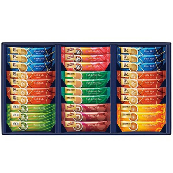 お歳暮 送料無料 コーヒー 珈琲 ギフト インスタント スティックコーヒー カフェオレ トワイニング ミルクティー ココア セット 詰め合わせ 個包装 飲料 食品 グルメ 御歳暮 2025 お歳暮ギフト 贈り物 お返し 挨拶 お礼 会社 ランキング 人気 おすすめ PSC-30G