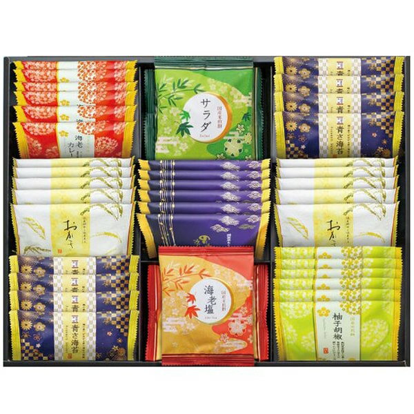 お歳暮 送料無料 スイーツ ギフト お菓子 和菓子 金澤兼六製菓 おいしさいろいろ 米菓 せんべい 42枚 ..