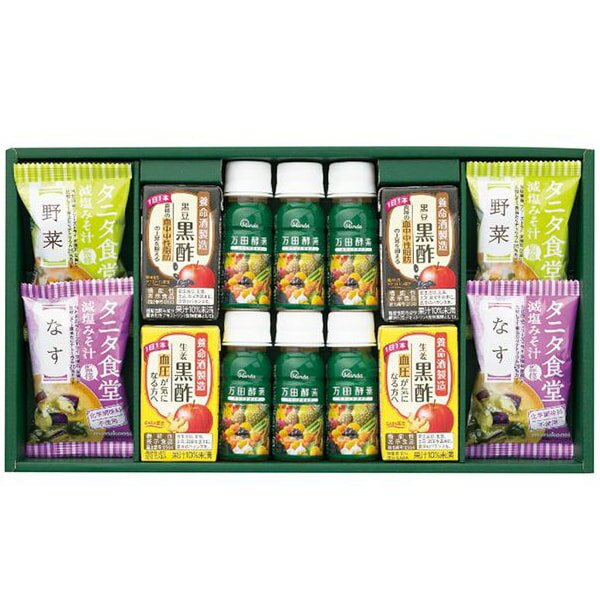 お歳暮 送料無料 惣菜 ギフト 即席みそ汁 味噌汁 インスタント タニタ食堂 セット 詰め合わせ 万田酵素..