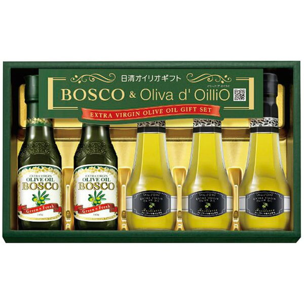 お歳暮 送料無料 BOSCO ボスコ＆オリーバデオイリオ 調味料 ギフト エキストラバージンオリーブオイル ..
