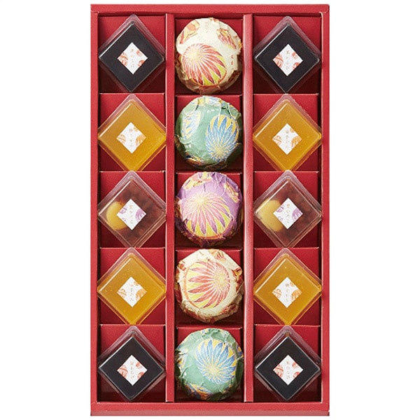 お歳暮 送料無料 スイーツ ギフト お菓子 ゼリー わらび餅 ひととえ 菓と果 てまり 15個 セット 詰め合わせ 和菓子 ようかん 羊かん プリン 個包装 グルメ 食品 御歳暮 2025 お歳暮ギフト 贈り物 お返し 挨拶 お礼 会社 ランキング 人気 おすすめ KTA-15