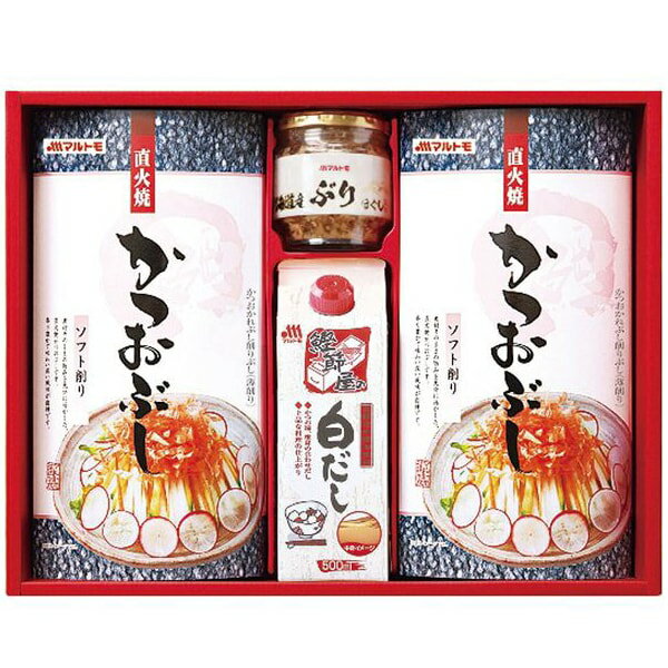 お歳暮 送料無料 調味料 ギフト マルトモ かつお節 白だし ぶりほぐし 瓶詰 セット 詰め合わせ 鰹節 パ..