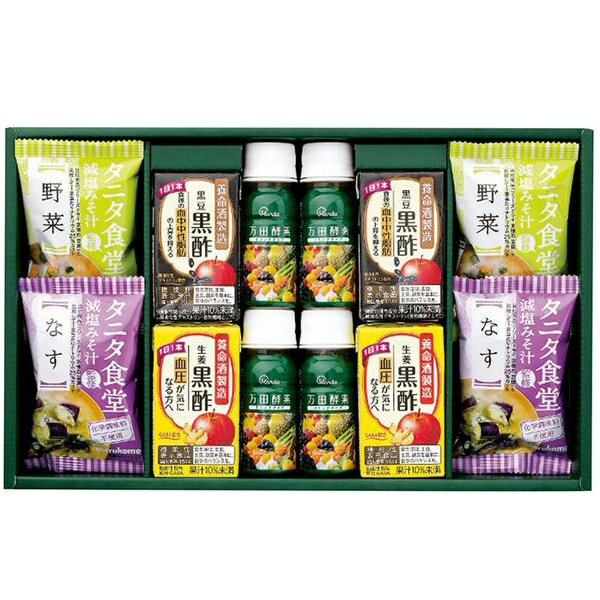 お歳暮 送料無料 惣菜 ギフト 即席みそ汁 味噌汁 インスタント タニタ食堂 セット 詰め合わせ 万田酵素..