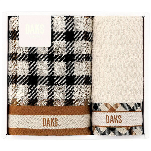 DAKS - 内祝い お返し DAKS ダックス タオル 母の日 ギフト 送料無料 フェイスタオル ミニタオル セット 詰め合わせ チェック ブランド おしゃれ 高品質 出産内祝い 結婚内祝い 結婚祝い 出産祝い 香典返し 快気祝い 引越し 挨拶 お礼 55-3089200