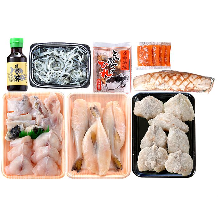 内祝い お返し 送料無料 海鮮 惣菜 ギフト お取り寄せ 関とら本店 ふぐちり 唐揚げ 一夜干し 2〜3人前 セット 出産内祝い 入学 卒業 祝い 結婚内祝い 引き出物 香典返し 快気祝い お祝い返し 引越し 挨拶 お礼 プレゼント メーカー直送 【代引不可】 FNA-SU2Z