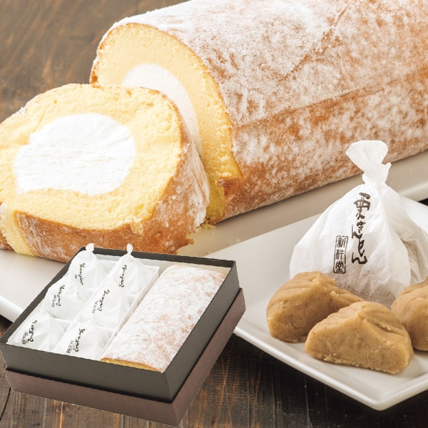 お歳暮 送料無料 スイーツ ギフト お菓子 和菓子 洋菓子 新杵堂 スーパースターロールケーキ &  ...