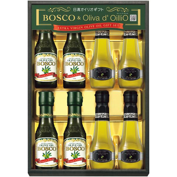 お歳暮 送料無料 調味料 ギフト 油 オリーブオイル ボスコ エキストラバージンオリーブオイル オリーバ..