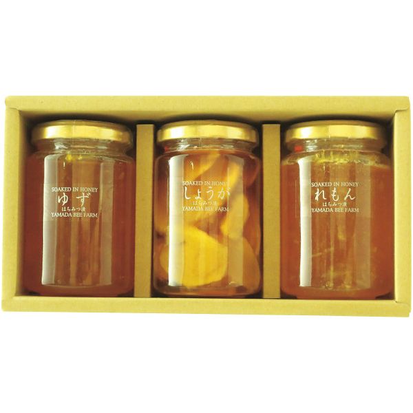お歳暮 送料無料 調味料 ギフト 蜂蜜 山田養蜂場 はちみつ 蜂蜜漬 3本 しょうが ゆず レモン セット 詰め合わせ ハニー シロップ漬 食品 グルメ 食べ物 御歳暮 2025 お歳暮ギフト 贈り物 お返し 挨拶 お礼 会社 ランキング 人気 おすすめ 60866