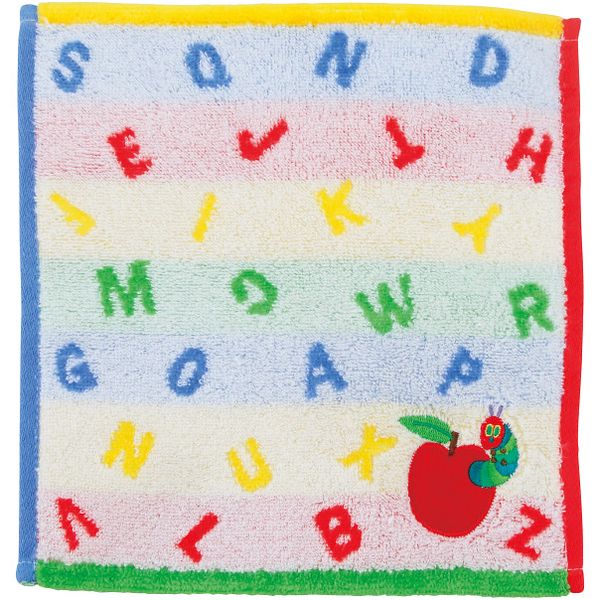 はらぺこあおむし グッズ タオル プチギフト タオルハンカチ ハンドタオル 人気 キャラクター おしゃれ かわいい 日用品 繊維雑貨 粗品 退職 お礼 お返し 景品 販促品 引っ越し 挨拶 プレゼント PL409100 【のし・包装不可】