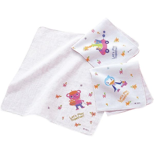 タオル プチギフト ガーゼタオル ガーゼハンカチ 3枚 ハンドタオル セット 詰め合わせ おしゃれ かわいい 日用品 繊維雑貨 友達 誕生日 粗品 退職 お礼 お返し 景品 販促品 引っ越し 挨拶 プレゼント 【のし・包装不可】