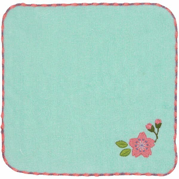 ファッション プチギフト ハンカチ おしゃれ刺繍 ミニハンカチ 桜 さくら レディース 小物 実用的 おしゃれ かわいい 日用品 繊維雑貨 お礼 お返し プレゼント 42309302 【のし・包装不可】