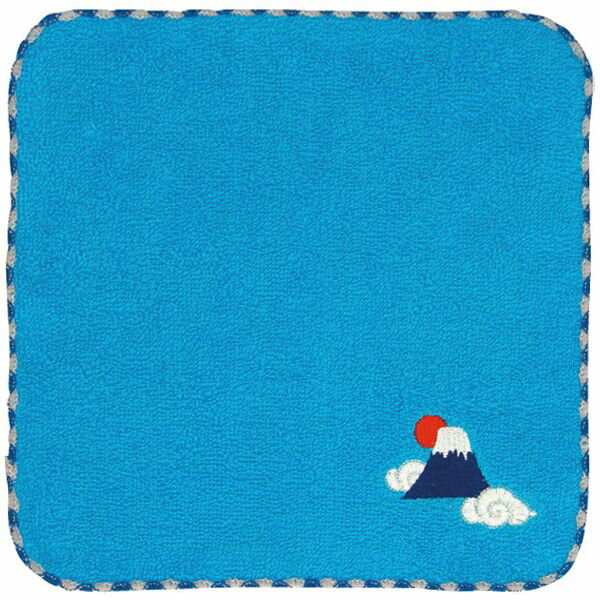 ファッション プチギフト ハンカチ おしゃれ刺繍 ミニハンカチ 富士山 レディース 小物 実用的 おしゃれ かわいい 日用品 繊維雑貨 お礼 お返し プレゼント 42309307 【のし・包装不可】