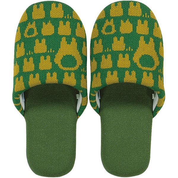 ジブリ グッズ ルームシューズ 室内履き となりのトトロ ニットスリッパ 22-24cm 1足 人気 キャラクタ..