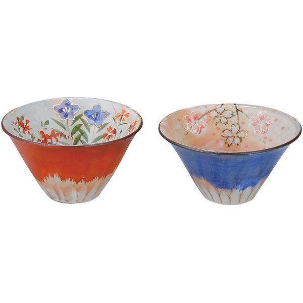 内祝い お返し 送料無料 食器 お歳暮 冬ギフト ギフト 鉢 ボウル 器 皿 清水焼 青赤富士 ペア小鉢 富士山 セット 詰め合わせ 陶器 おしゃれ 和風 日用品 雑貨 出産内祝い 結婚内祝い 結婚祝い 出産祝い 引き出物 香典返し お祝い返し 引越し 挨拶 お礼 プレゼント BSA972