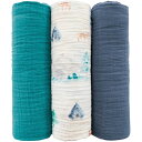 内祝い お返し 送料無料 ベビー用品 ギフト ベビー服 スワドルデザインズ モスリンブランケット 3枚 おくるみ セット 詰め合わせ 赤ちゃん 寝具 こども 新...