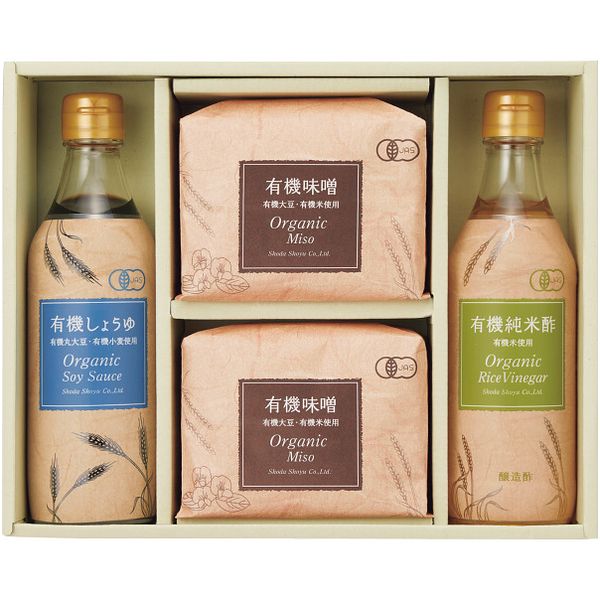 内祝い お返し 送料無料 調味料 お歳暮 冬ギフト ギフト 有機調味料 正田醤油 米酢 セット 詰め合わせ ..