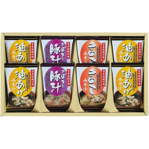 内祝い お返し 惣菜 お歳暮 冬ギフト ギフト 即席みそ汁 お味噌汁 3種の味 フリーズドライ セット 詰め..