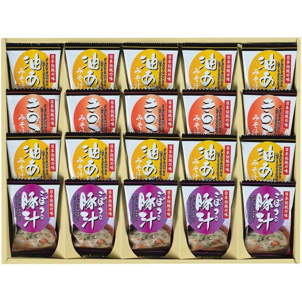 内祝い お返し 送料無料 惣菜 ギフト 即席みそ汁 お味噌汁 3種の味 フリーズドライ セット 詰め合わせ 食品 グルメ 食べ物 インスタント 出産内祝い 結婚内祝い 結婚祝い 出産祝い 引き出物 香典返し お祝い返し 引越し 挨拶 お礼 プレゼント KF-EO