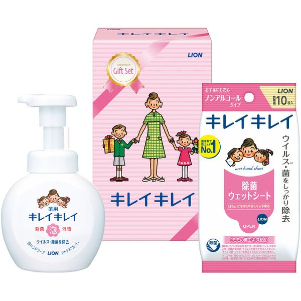 内祝い お返し ハンドソープ ギフト 本体 ライオン キレイキレイ 泡タイプ セット 詰め合わせ ボディケア せっけん 衛生日用品 出産内祝い 結婚内祝い 結婚祝い 出産祝い 引き出物 香典返し お祝い返し 引越し 挨拶 お礼 プレゼント LKG-6A