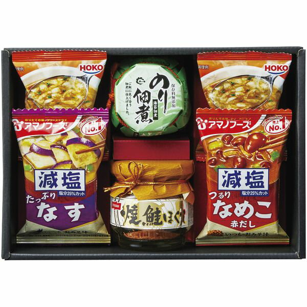 ハローベビー 内祝い お返しギフトで買える「内祝い お返し 送料無料 惣菜 和風惣菜 ギフト みそ汁 海苔佃煮 食卓 セット 詰め合わせ フリーズドライ 味噌汁 オニオンスープ 鮭フレーク 食品 常温 出産内祝い 結婚内祝い 結婚祝い 出産祝い 引き出物 香典返し 快気祝い お祝い返し お礼 NA-BE」の画像です。価格は2,376円になります。