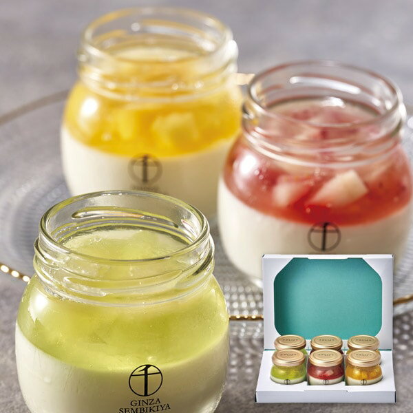 お歳暮 送料無料 スイーツ ギフト 銀座千疋屋 お菓子 洋菓子 銀座フルーツ杏仁 6個 セット 詰め合わせ 果物 フルーツゼリー 杏仁豆腐 お取り寄せ グルメ ...