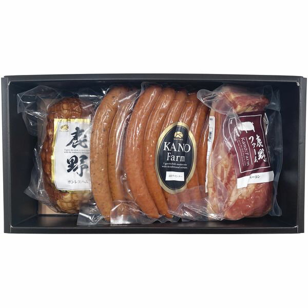 お歳暮 送料無料 ハム ギフト 鹿野ファーム 燻製饗宴 セット 詰め合わせ ボンレスハム ウィンナー ソー..
