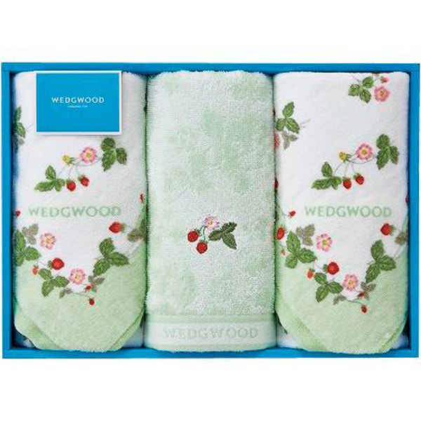 内祝い お返し ウェッジウッド タオル お歳暮 冬ギフト ギフト フェイスタオル ワイルドストロベリー 3枚 セット 詰め合わせ グリーン ブランド かわいい 出産内祝い 結婚内祝い 結婚祝い 出産祝い 引き出物 香典返し 快気祝い お祝い返し 引越し 挨拶 お礼 TT84305646