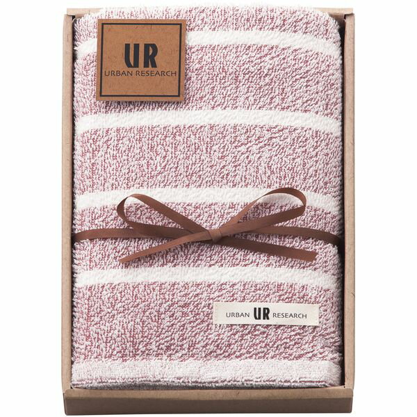 内祝い お返し アーバンリサーチ タオル お歳暮 冬ギフト ギフト フェイスタオル レッド オーガニック..