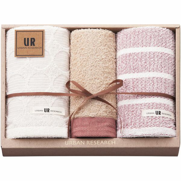 内祝い お返し アーバンリサーチ タオル お中元 夏ギフト ギフト フェイスタオル ウォッシュタオル レッド セット 詰め合わせ オーガニックコットン 綿 日本製 出産内祝い 結婚内祝い 結婚祝い 出産祝い 引き出物 香典返し 快気祝い お祝い返し 引越し 挨拶 お礼 UR2325