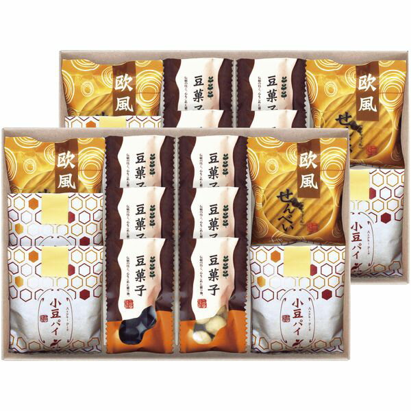 ●商品名/小豆パイ 欧風せんべい和菓子 DW-50R (9)●商品内容/小豆パイ×6、欧風せんべい×4、豆菓子(竹炭・きなこ)×各6●アレルゲン/卵・乳成分・小麦・落花生●箱サイズ/約20.5×31×11.5cm●重量/約1080g●賞味期限/製造より100日●生産国/日本おもてなしにぴったりな、ほっこり和むお菓子の詰合せ。和の味わいをお楽しみください。・欧風せんべいさっくりと焼き上げた歯ごたえのよい生地に、やさしく香るバニラクリームを挟みこんだ欧風せんべいです。・小豆パイパイ生地で餡を包み、しっとりと焼き上げたお菓子です。・豆菓子竹炭：一度食べるとくせになる、ピリッと甘辛醤油味の豆菓子です。きなこ：落花生にきなこをたっぷり巻き込み、仕上げた豆菓子です。※メーカー都合により、デザイン・内容等が変更になる場合がございます。 メーカー希望小売価格はメーカーカタログに基づいて掲載しています