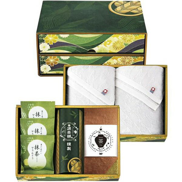 スイーツ ギフト お菓子 焼き菓子 宝乃菓 茶露の極み 二段箱 C セット 詰め合わせ 抹茶 カステラ かりんとう 今治タオル 内祝い お返し 出産内祝い 結婚内祝い 結婚祝い 出産祝い 香典返し 快気祝い お祝い返し 引越し 挨拶 お礼 プレゼント 送料無料 HRMW-C