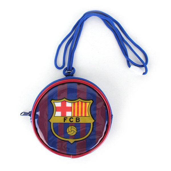 (楽天スーパーSALE60%OFF)[ゆうパケット可]FCBARCELONA(FCバルセロナ) 丸型ネックパース 財布 子供用 サッカーアイテム グッズ ブランド 男の子 クラブチーム FCB-101 [M便 1/2]