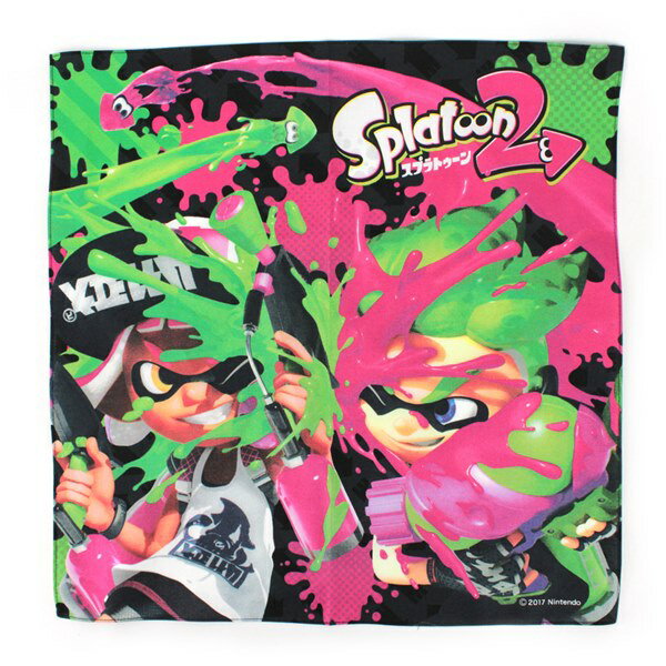 【スーパーSALE64%OFF】スプラトゥーン2 ランチクロス ガール&ボーイ柄 給食 ナフキン キャラクター ゲーム イカ キッズ グッズ 子供 入園 入学 Nintendo 任天堂 ニンテンドウ SPT-604 [M便 1/…