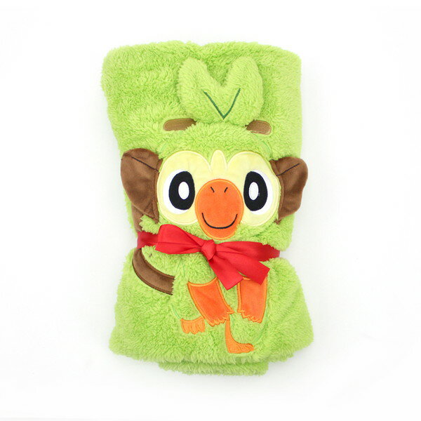 ポケモン ポケットモンスター サルノリ ブランケット タオルケット ひざ掛け グッズ ポケモン 昼寝 子供 キッズ 任天堂 ガーゼケット pokemon 御三家