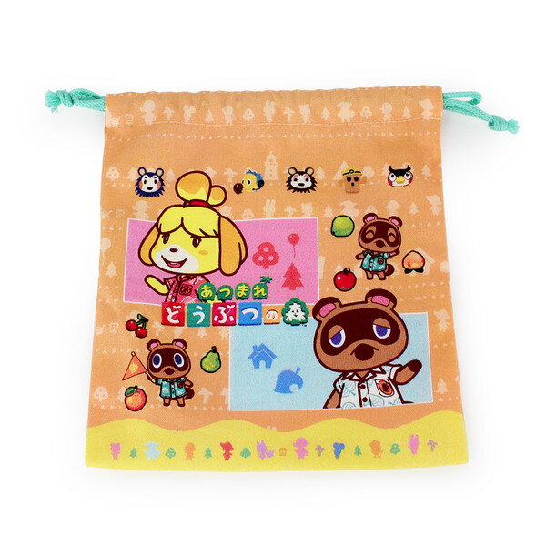 あつまれどうぶつの森 ミニポーチ SIZE : S （ORANGE) あつまれどうぶつの森 どう森 学校グッズ タヌキチ DM-077 [M便 1/1]のサムネイル
